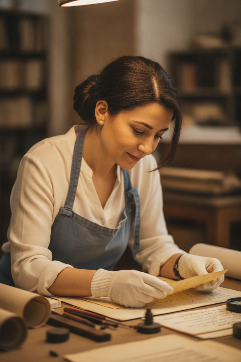 Selin Karaosmanoğlu, restorasyon ve baskı sorumlusu